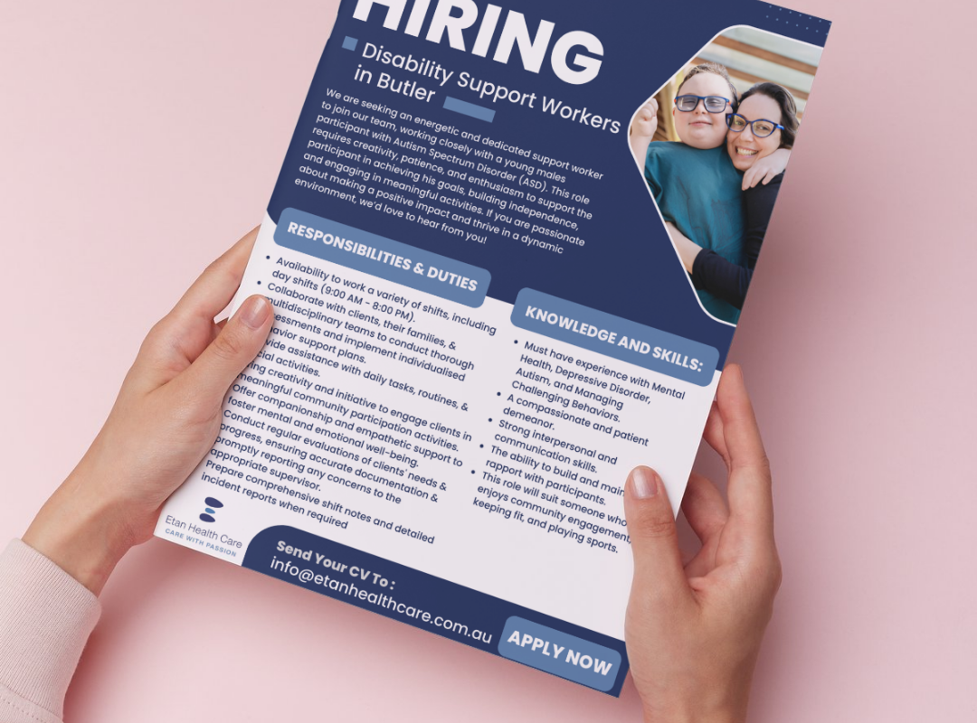 Etan Healthcare Hiring Flyer