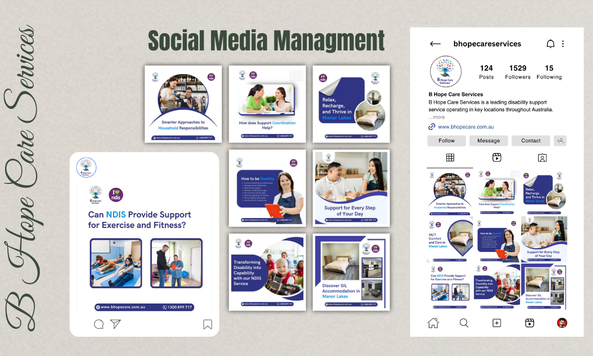 B Hope Care Services Social Media Managment