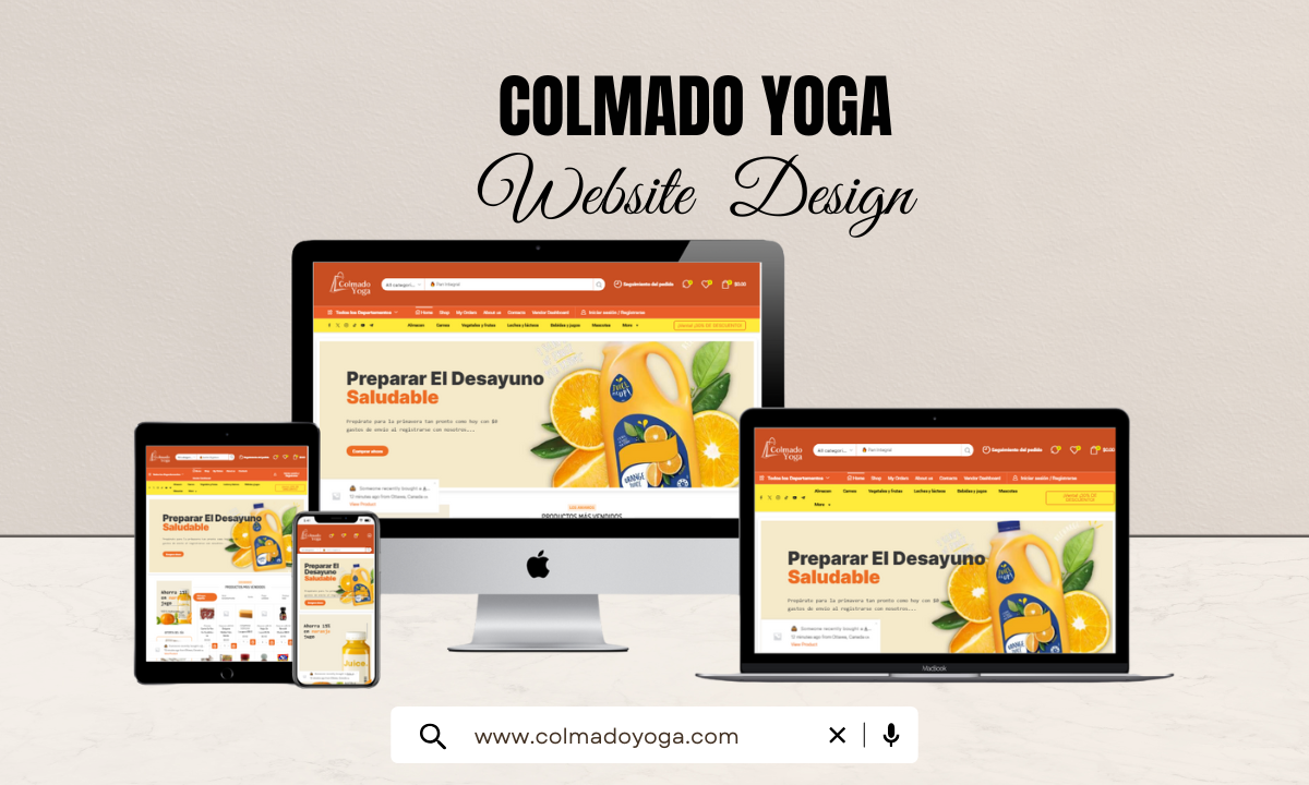 Colmado Yoga Website Design