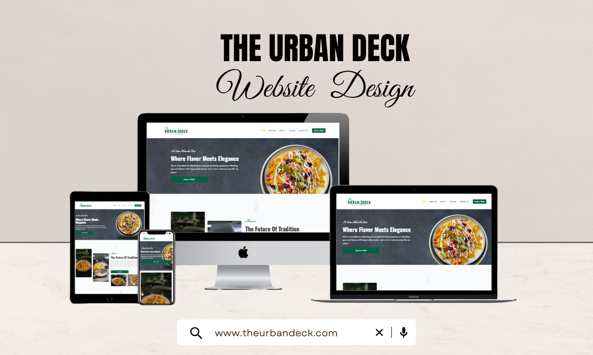 The Urban Deck Wesite Design