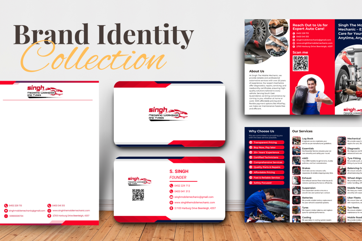 Singh Mechanic & Tyres Branding