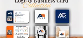 AS Plus Logo & Business Card Design
