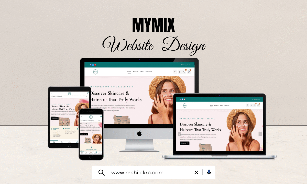 Mymix Website Design