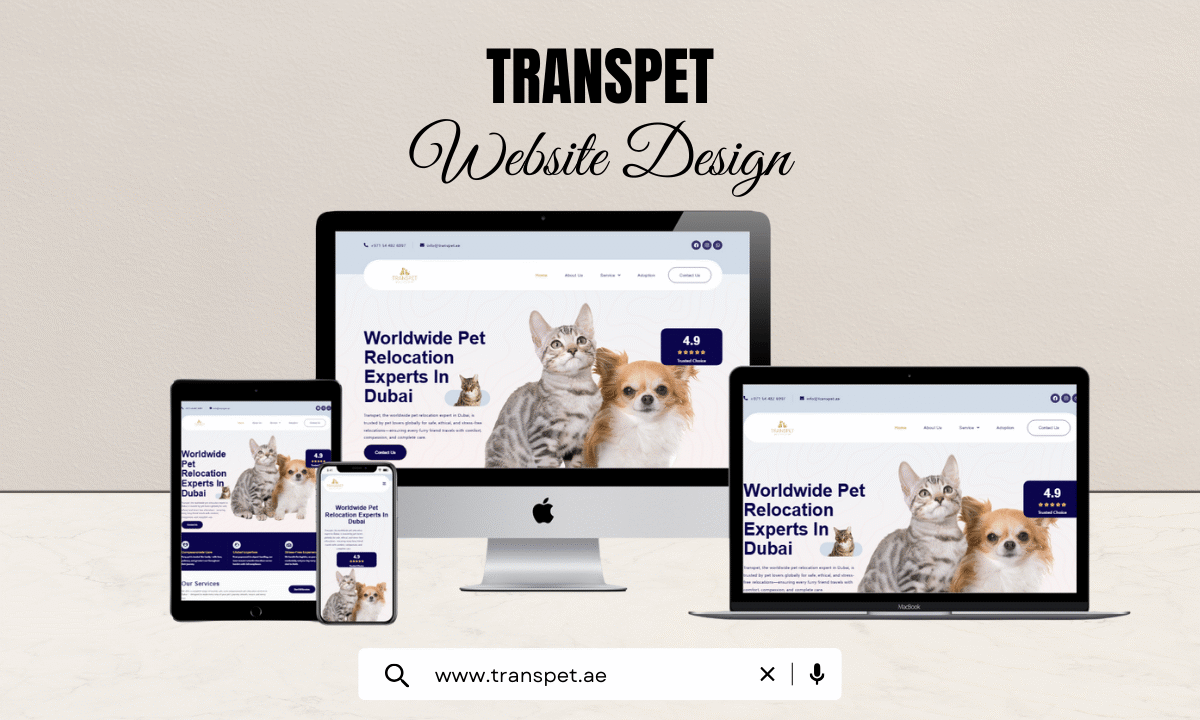 Transpet Website Design
