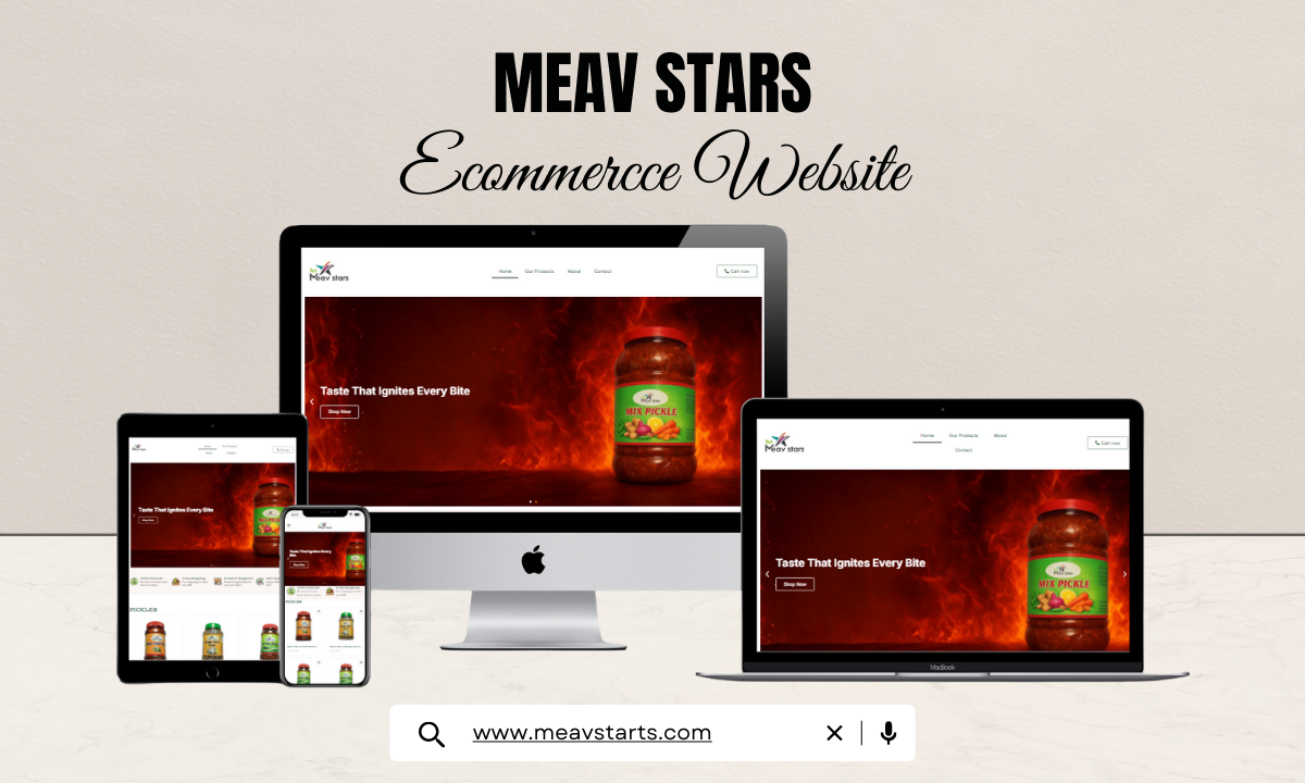 Meav Stars B2B Website Design